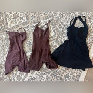 Three workout onesies
